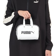 (メンズ、レディース、キッズ)SUPER PUMA MINI グリップ 小型ボストンバッグ 白 09098901