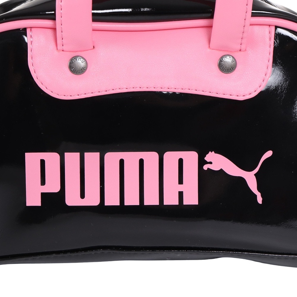 プーマ（PUMA）（メンズ、レディース、キッズ）ハンドバッグ CLASSICS MINI グリップ 小型ボストンバッグ 黒 2.5L 09106301 ミニバッグ 手持ち 手提げ