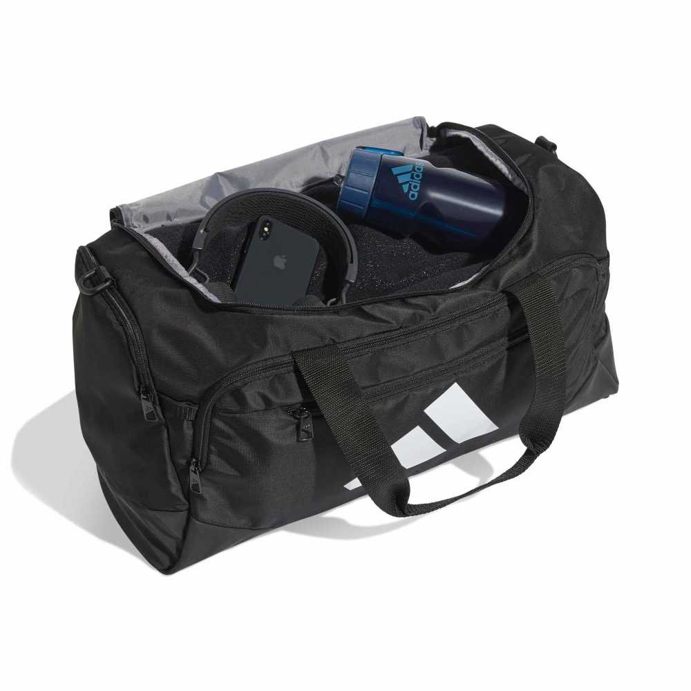 アディダス（adidas）（メンズ、レディース）ダッフルバッグ トレーニング ディフェンダー Sサイズ 黒 42.3L QU524-JZ0608 ジムバッグ ボストンバッグ