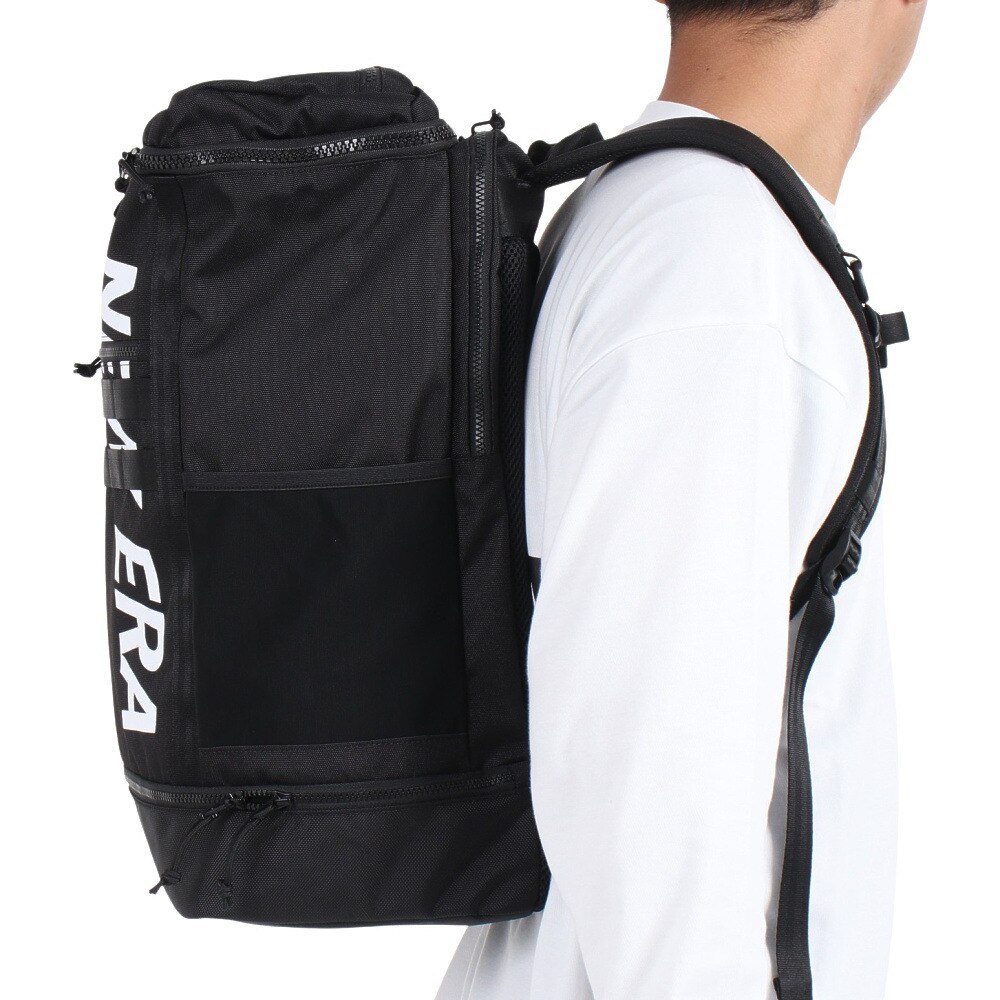 ニューエラ（NEW ERA）（メンズ、レディース）リュック ボックスパック ラージ 46L プリントロゴ バックパック 12674103 ブラック