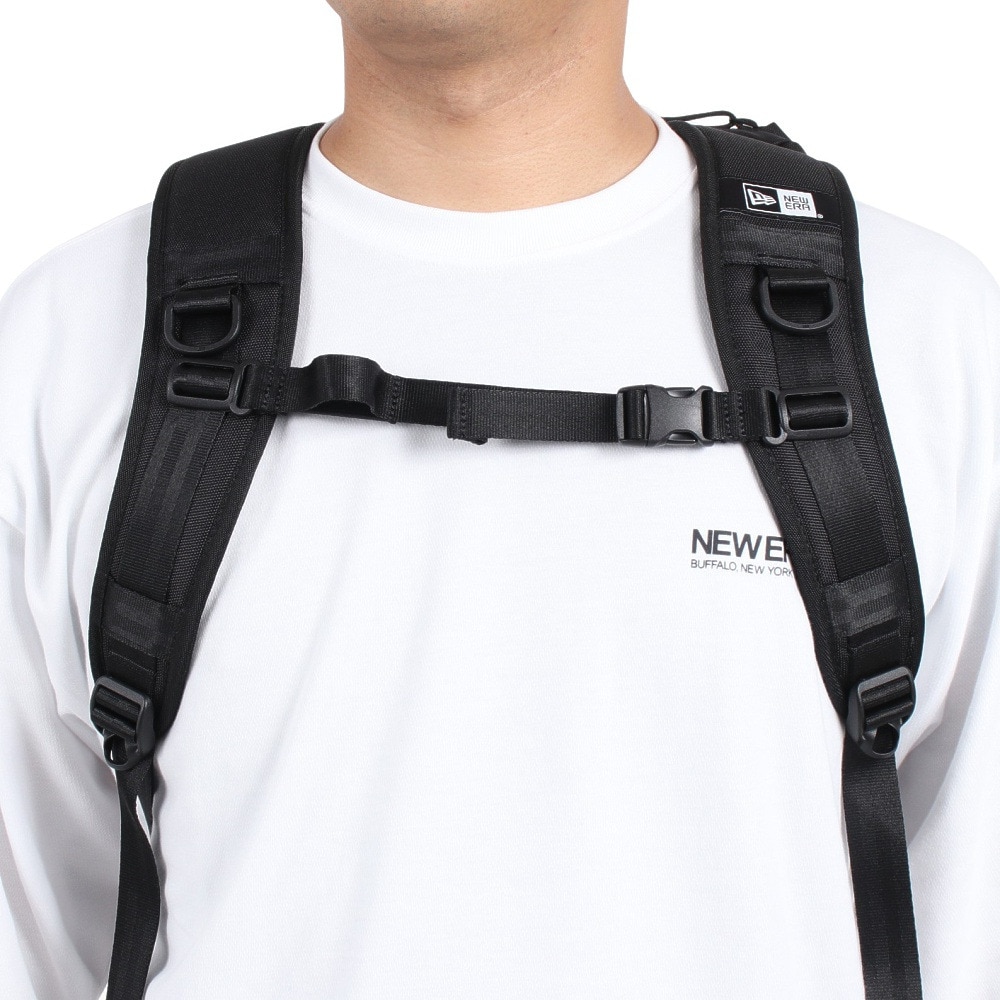 ニューエラ（NEW ERA）（メンズ、レディース）リュック ボックスパック ラージ 46L プリントロゴ バックパック 12674103 ブラック