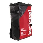 デサント（DESCENTE）（メンズ）リュック スクエアバッグ L 40L レッド ブラック DMATJA05 RD