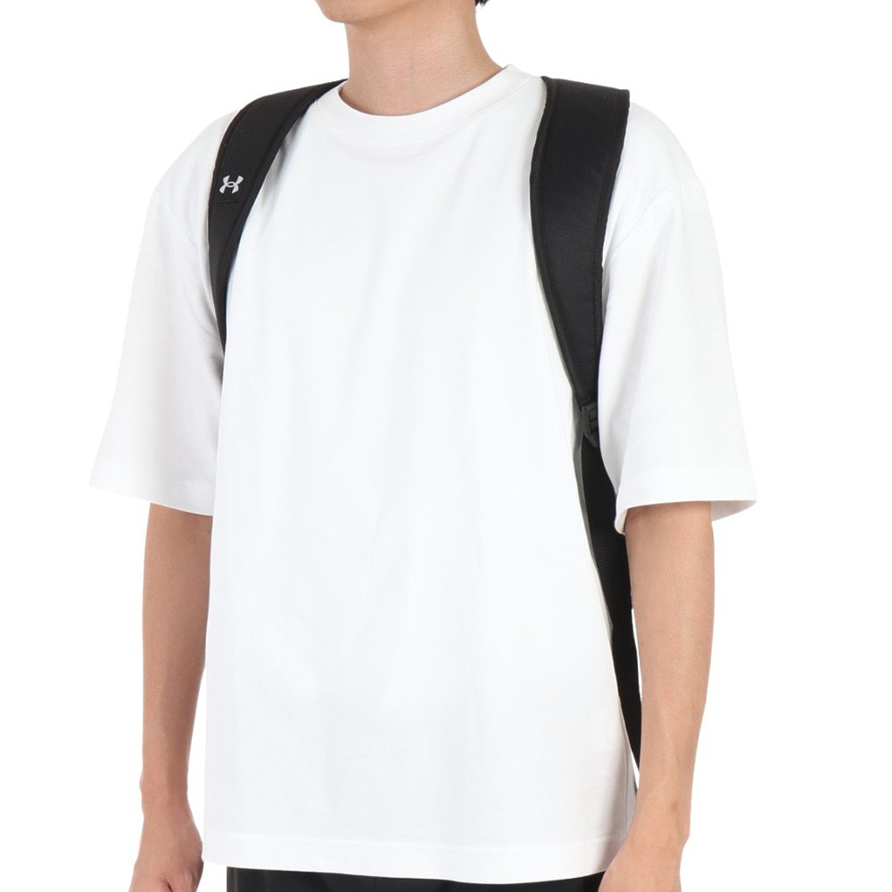 アンダーアーマー（UNDER ARMOUR）（メンズ、レディース）リュック ハッスル スポーツ バックパック (ブラック×シルバー)1364181 001 26L 撥水