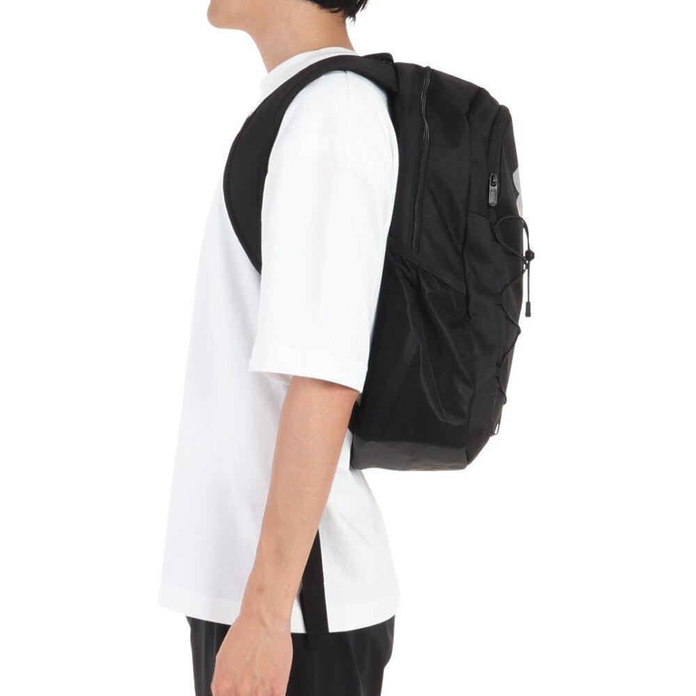 アンダーアーマー（UNDER ARMOUR）（メンズ、レディース）リュック ハッスル スポーツ バックパック (ブラック×シルバー)1364181 001 26L 撥水