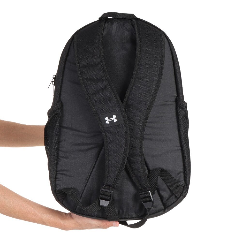 アンダーアーマー（UNDER ARMOUR）（メンズ、レディース）リュック ハッスル スポーツ バックパック (ブラック×シルバー)1364181 001 26L 撥水