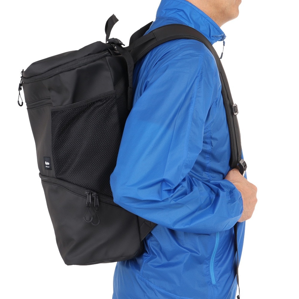 スライド（SLYDE）（メンズ、レディース）BOX バックパック SLYDE2022SSG006-BLK リュック