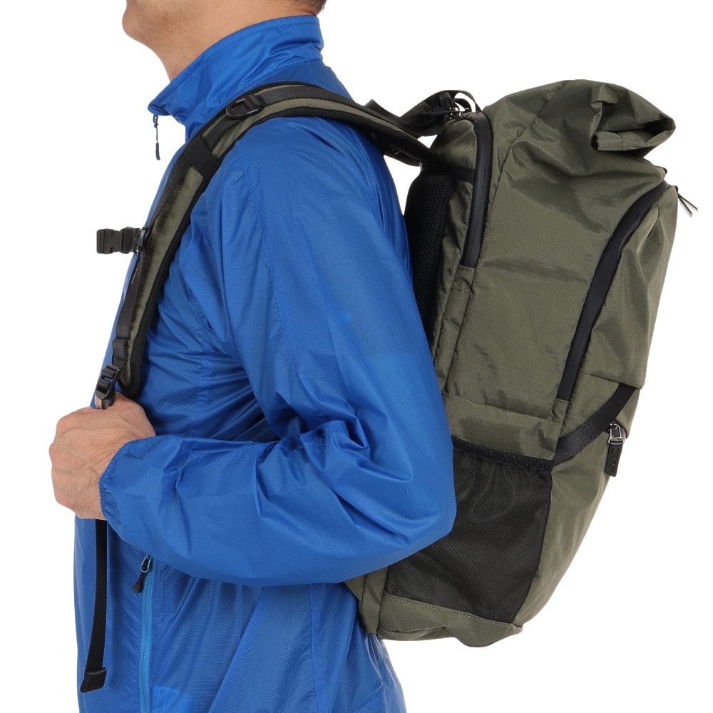 ザ・ワープ・バイ・エネーレ（The Warp By Ennerre）（メンズ）ROLL FLAP BAG 25L WB3MGA50 KHK リュック 防水 撥水