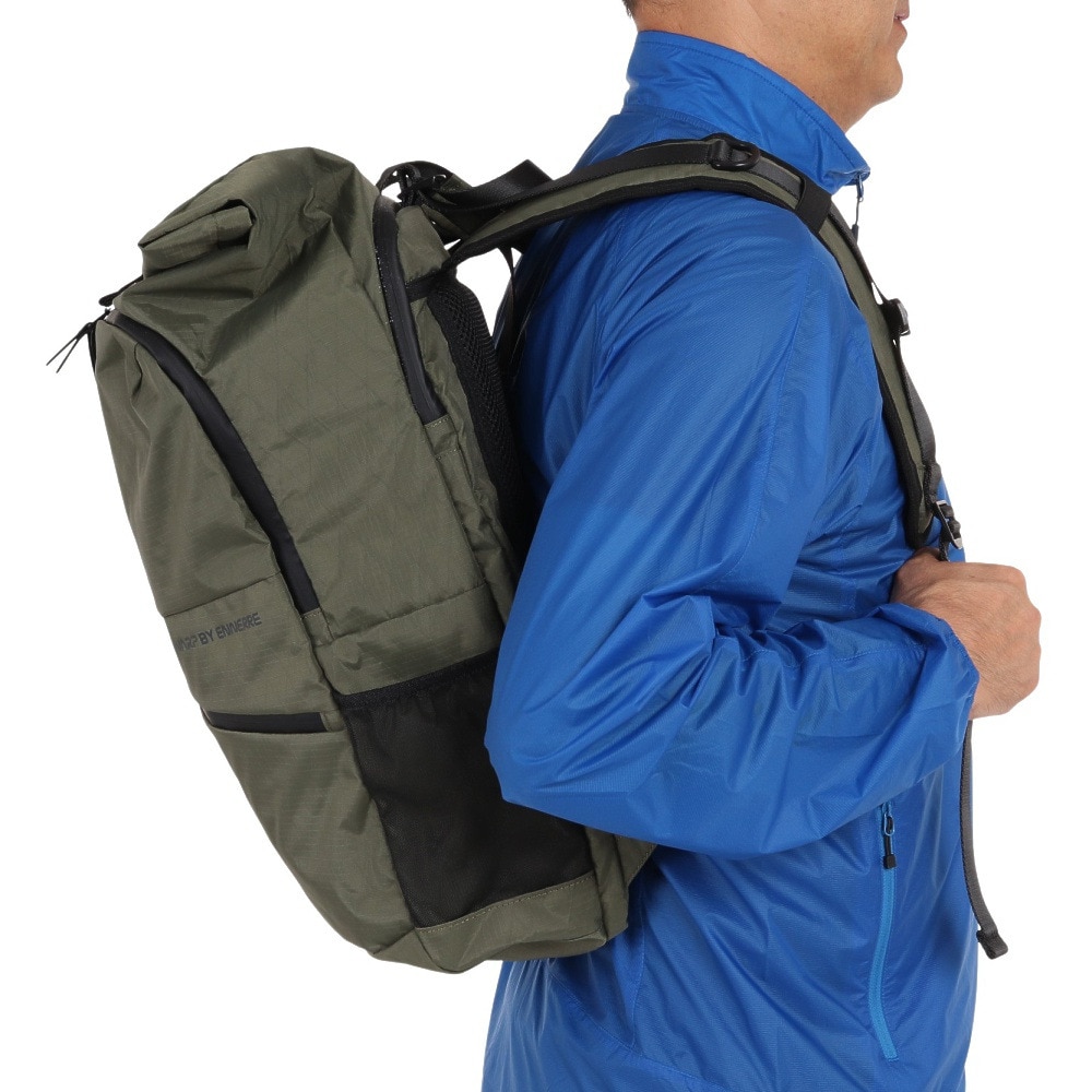 ザ・ワープ・バイ・エネーレ（The Warp By Ennerre）（メンズ）ROLL FLAP BAG 25L WB3MGA50 KHK リュック 防水 撥水