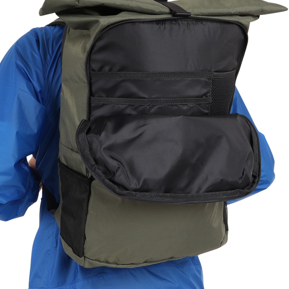 ザ・ワープ・バイ・エネーレ（The Warp By Ennerre）（メンズ）ROLL FLAP BAG 25L WB3MGA50 KHK リュック 防水 撥水