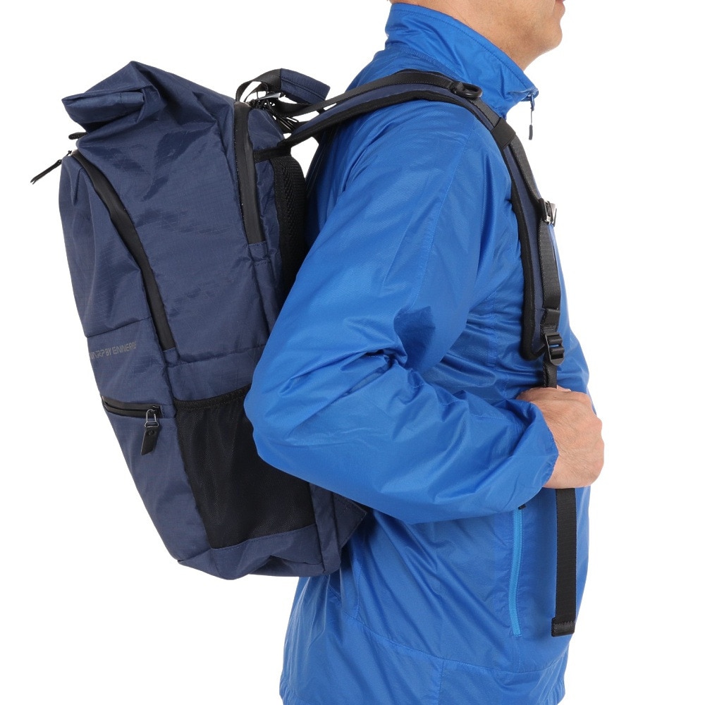 ザ・ワープ・バイ・エネーレ（The Warp By Ennerre）（メンズ）ROLL FLAP BAG 25L WB3MGA50 NVY リュック 防水 撥水