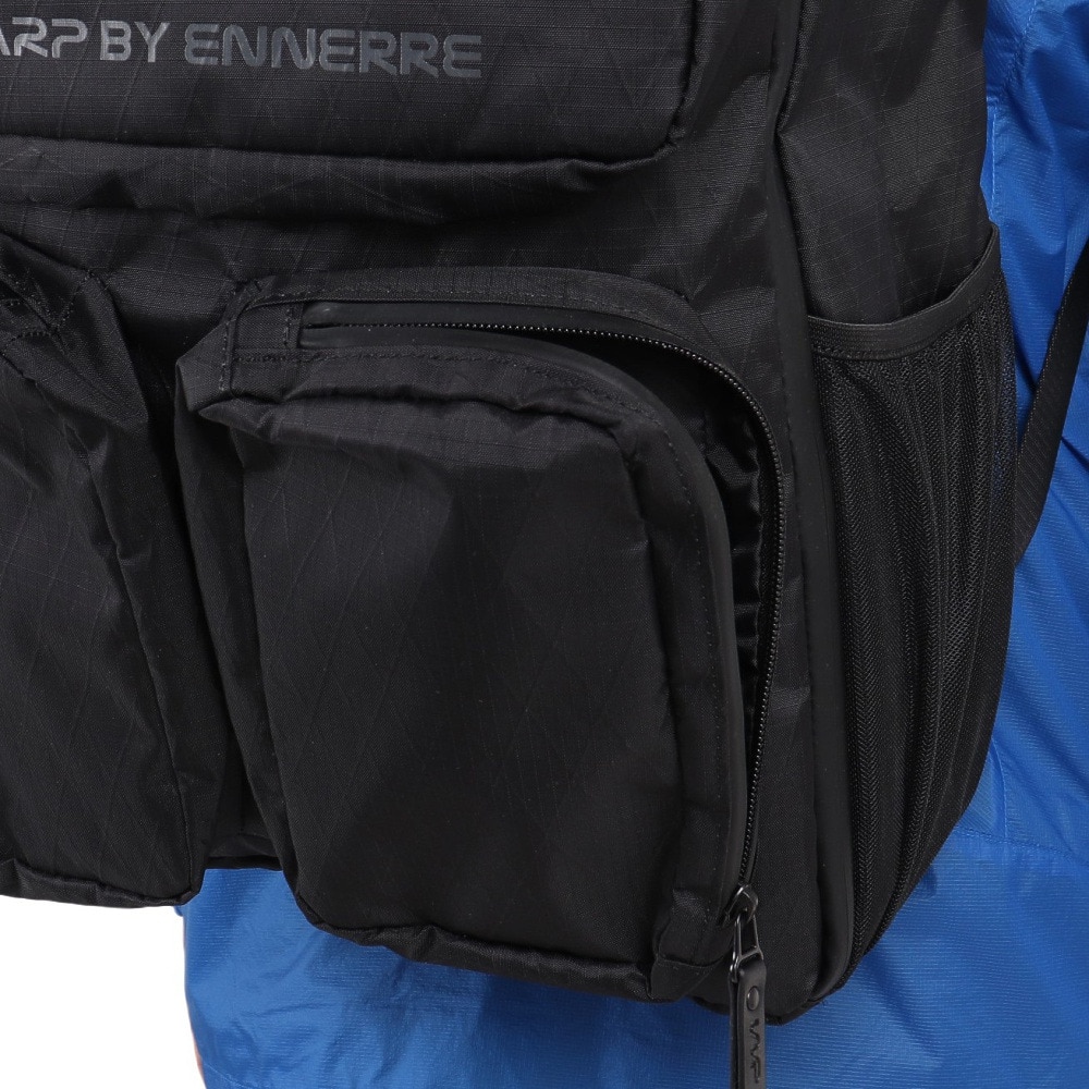 ザ・ワープ・バイ・エネーレ（The Warp By Ennerre）（メンズ）SQUARE BACKPACK 30L WB3MGA51 BLK リュック 防水 撥水
