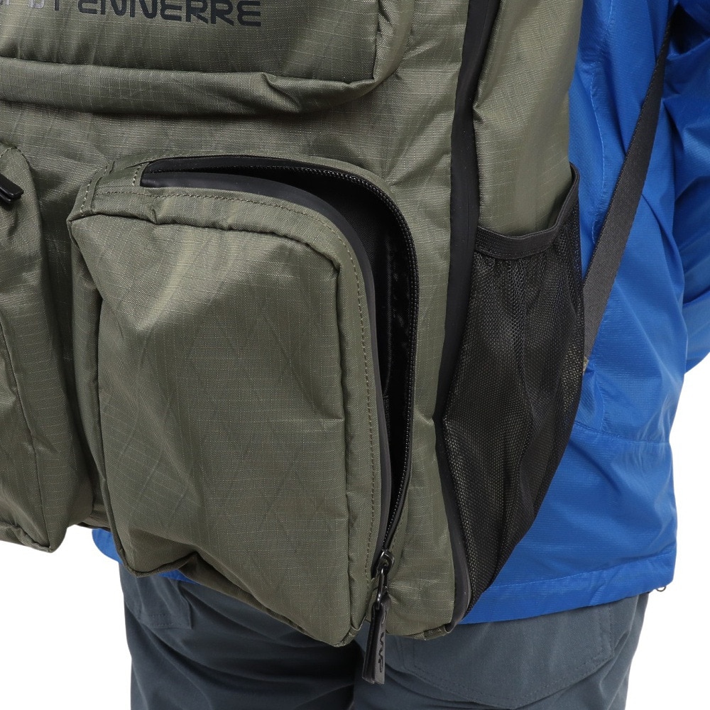 ザ・ワープ・バイ・エネーレ（The Warp By Ennerre）（メンズ）SQUARE BACKPACK 30 WB3MGA51 KHK リュック 防水 撥水