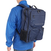 ザ・ワープ・バイ・エネーレ（The Warp By Ennerre）（メンズ）SQUARE BACKPACK 30L WB3MGA51 NVY リュック 防水 撥水