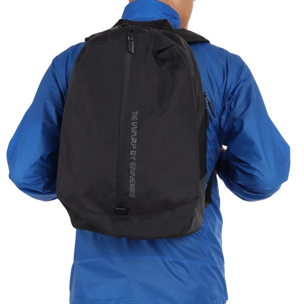 ザ・ワープ・バイ・エネーレ（The Warp By Ennerre）（メンズ）ROUND DAYPACK 22L WB3MGA52 BLK リュック 防水 撥水