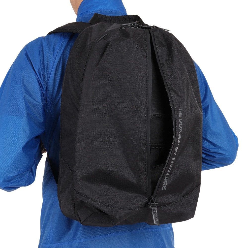 ザ・ワープ・バイ・エネーレ（The Warp By Ennerre）（メンズ）ROUND DAYPACK 22L WB3MGA52 BLK リュック 防水 撥水