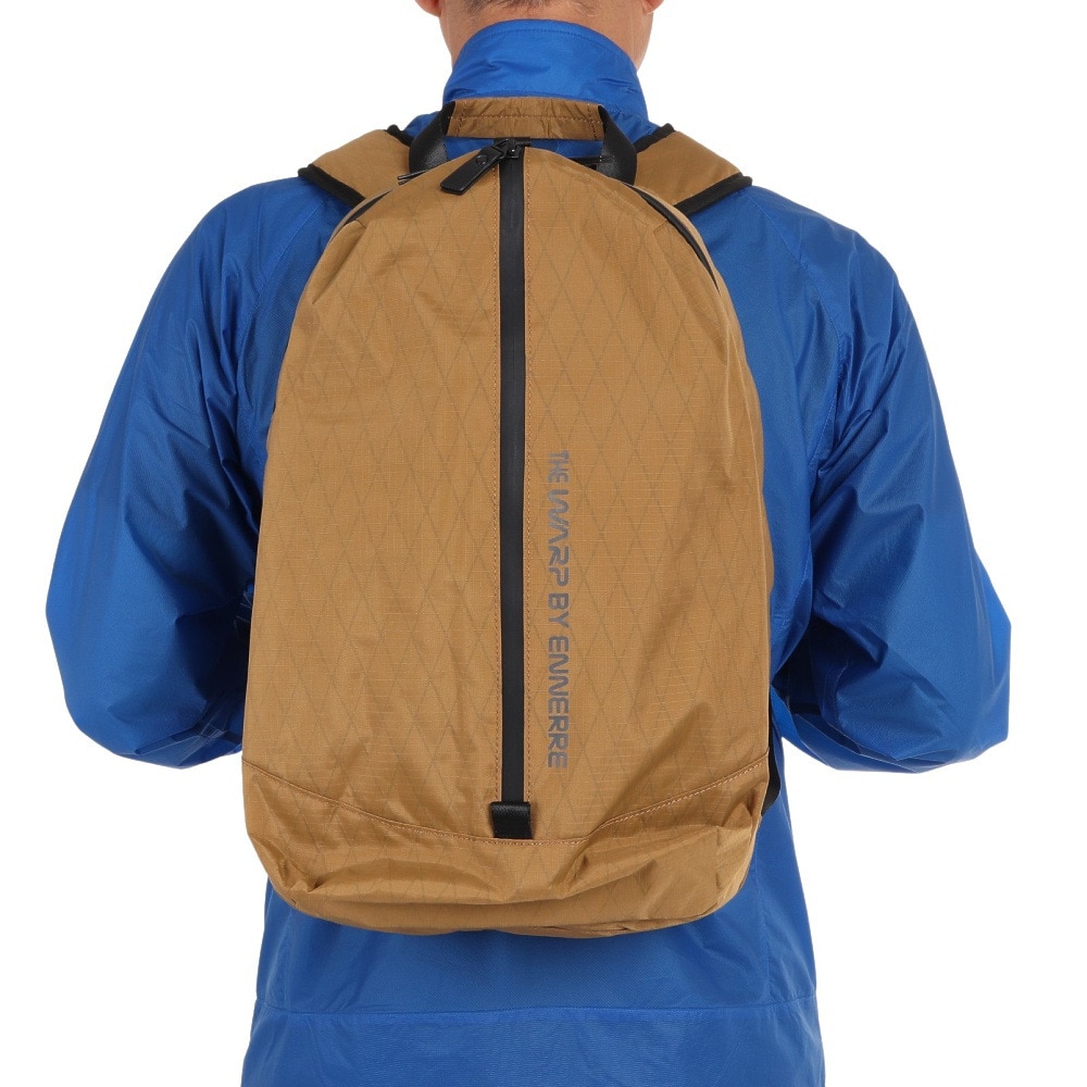ザ・ワープ・バイ・エネーレ（The Warp By Ennerre）（メンズ）ROUND DAYPACK 22 WB3MGA52 BRN リュック 防水 撥水
