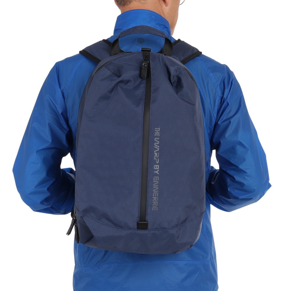 ザ・ワープ・バイ・エネーレ（The Warp By Ennerre）（メンズ）ROUND DAYPACK 22L WB3MGA52 NVY リュック 防水 撥水