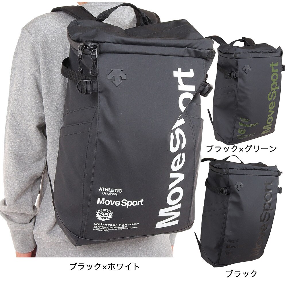 デサント（DESCENTE）（メンズ、レディース、キッズ）防水 リュック DX-C1906XB BKWH
