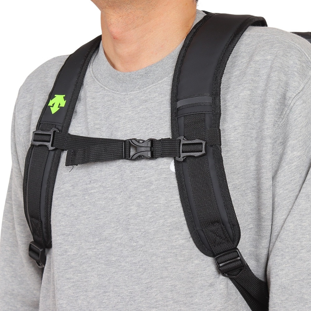 デサント（DESCENTE）（メンズ、レディース、キッズ）防水 リュック 28L DX-C1907XB BKYL