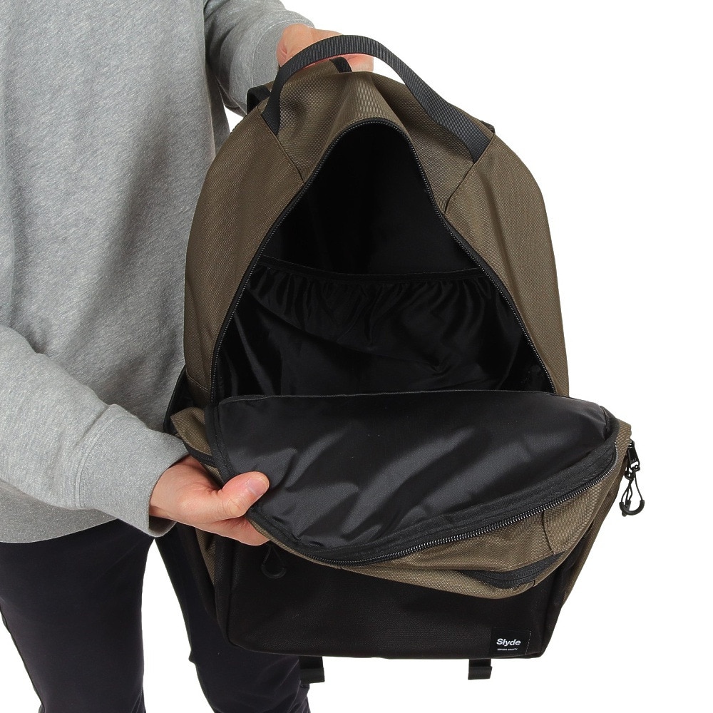 スライド（SLYDE）（メンズ、レディース）マルチストレージバッグパック 30L SLYDE2023SSG003 OLIVE リュック