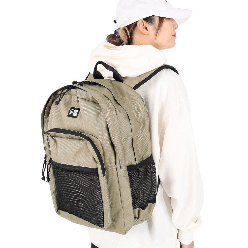 ニューエラ（NEW ERA）（メンズ、レディース）キャンパスパック 35L CAMPUS PACK  ベージュ/ブラック 13517771 リュック