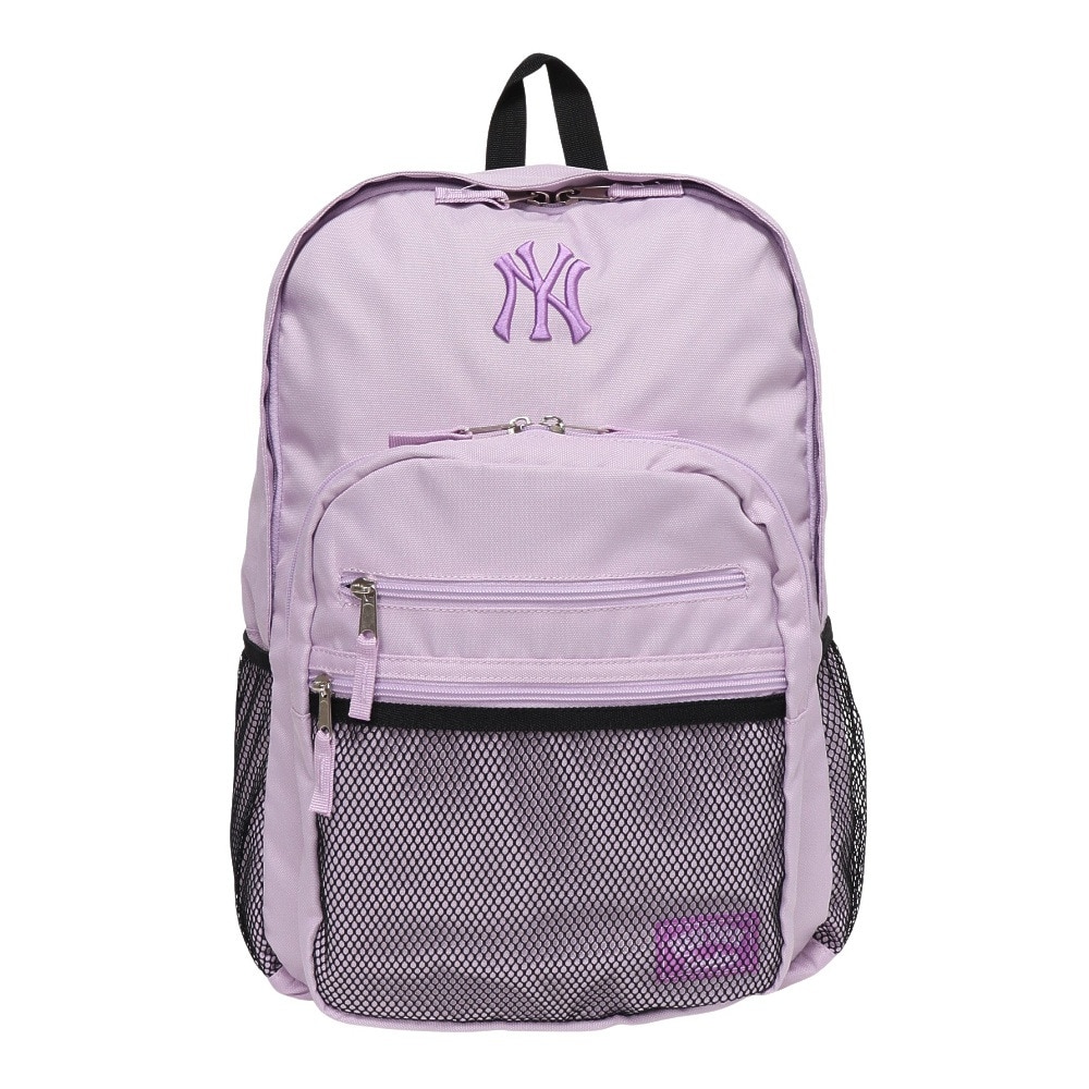 エムエルビー（MLB）（メンズ、レディース）ダブルメッシュポケット リュック PURPLE E.CM YK-MBBK157 PU