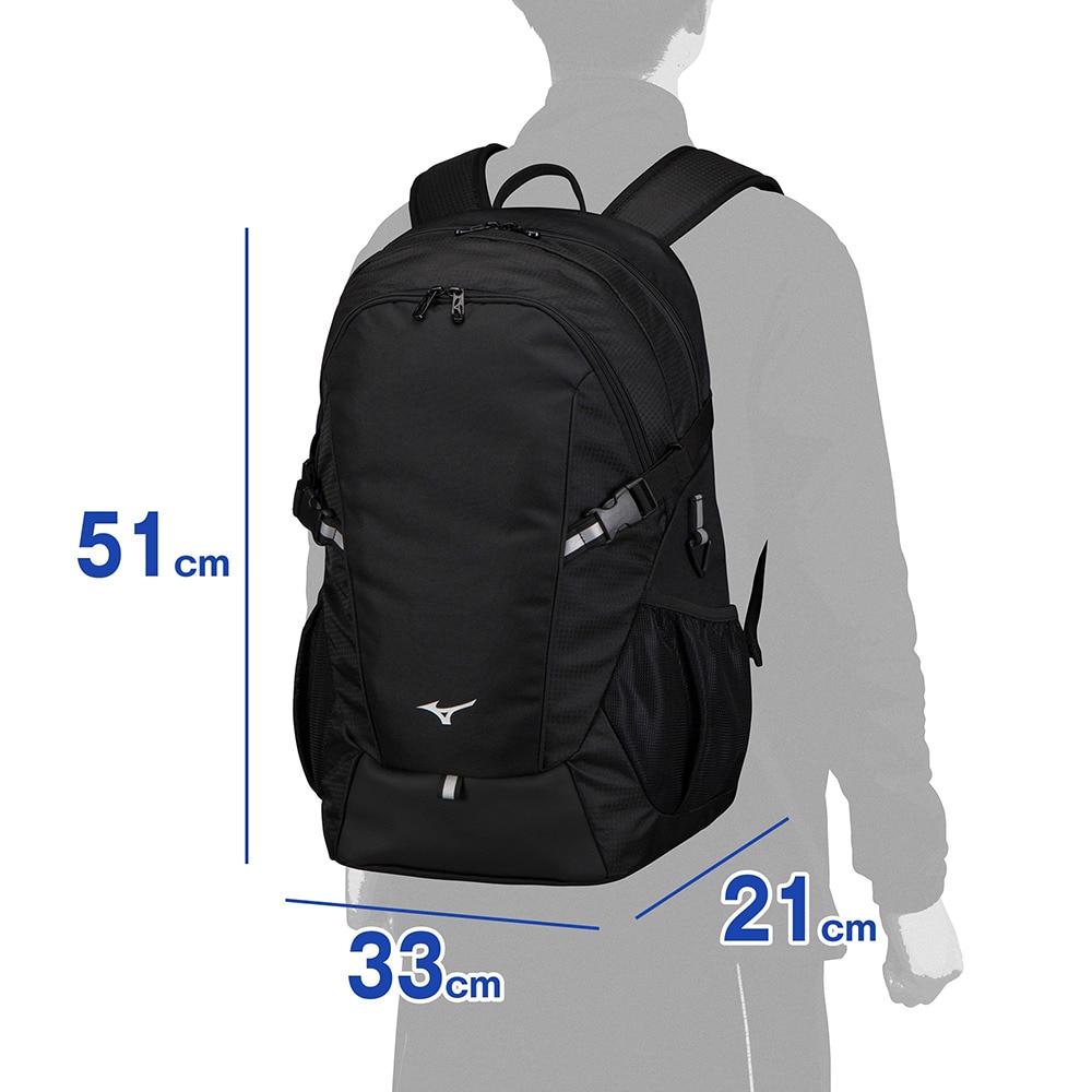 ミズノ（MIZUNO）（メンズ、レディース）チームバッグパック30L 33JD310309 リュック