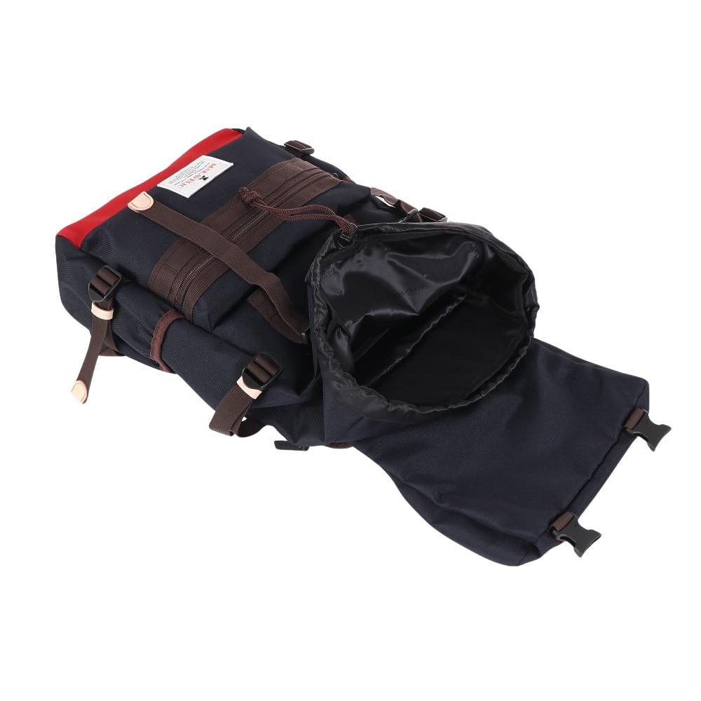 マキャベリック（MAKAVELIC）（メンズ、レディース）DOUBLE BELT ADMIX デイパック リュックサック 312410101NAVY 19L ネイビー