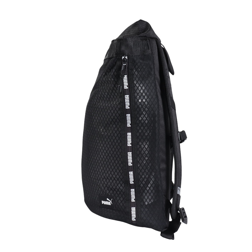 プーマ（PUMA）（メンズ、レディース）メッシュ バックパック 25L ブラック 09108903 リュック