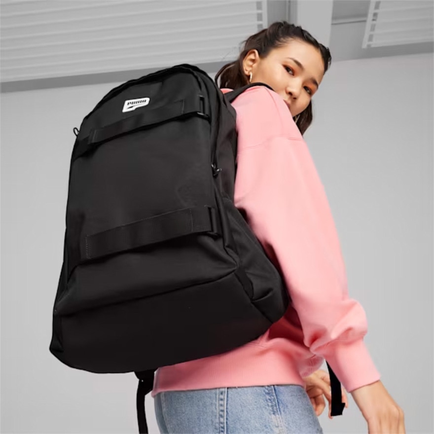 プーマ（PUMA）（メンズ、レディース）ダウンタウン バックパック EC09025501 ブラック リュック 28L