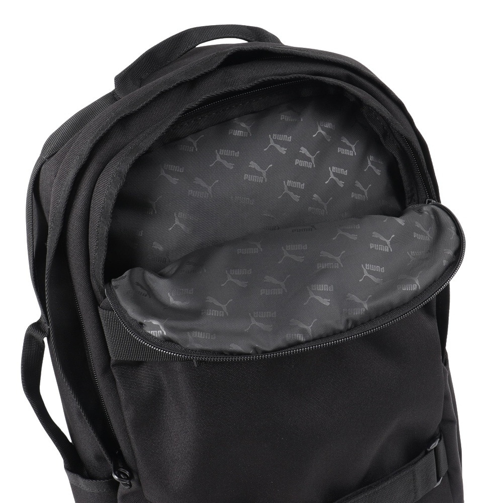 プーマ（PUMA）（メンズ、レディース）ダウンタウン バックパック EC09025501 ブラック リュック 28L