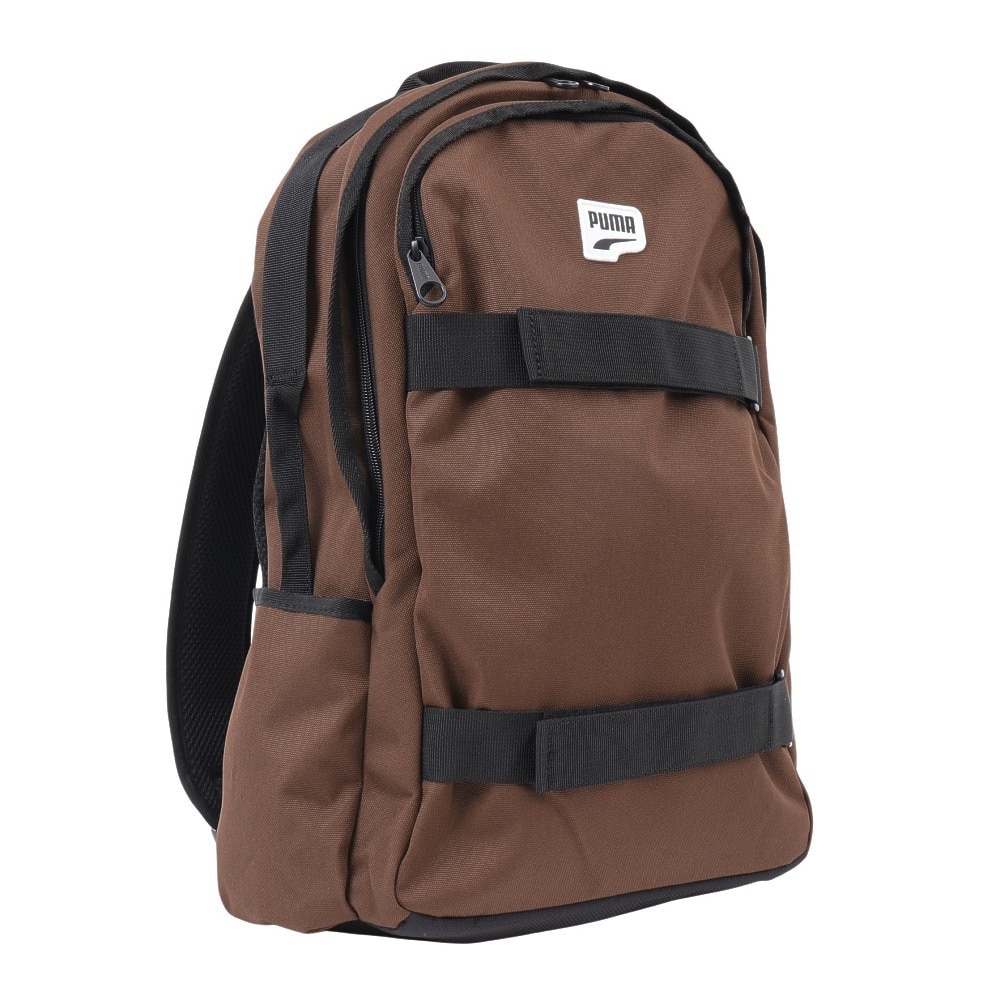 プーマ（PUMA）（メンズ、レディース）ダウンタウン バックパック 09025506 ブラウン リュック 28L