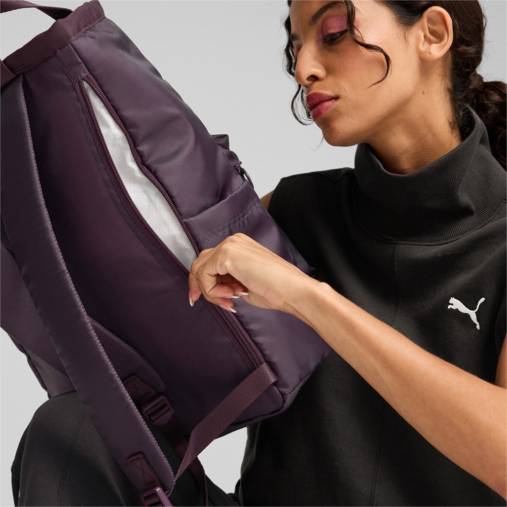 プーマ（PUMA）（メンズ、レディース）コアカレッジバッグ 09065501 2WAY バックパック リュックサック PC収納 エンジ色