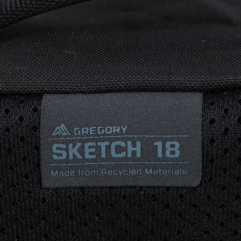 グレゴリー（GREGORY）（メンズ、レディース）リュック ディパック スケッチ18 オブシディアンブラック 1525670413 18L 黒 リュックサック