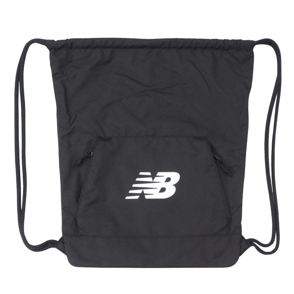 ニューバランス（new balance）（メンズ、レディース、キッズ） ナップザック チームドローバッグ 黒 15L LAB23069BK 靴入れ シューズ入れ 体操着入れ ジム