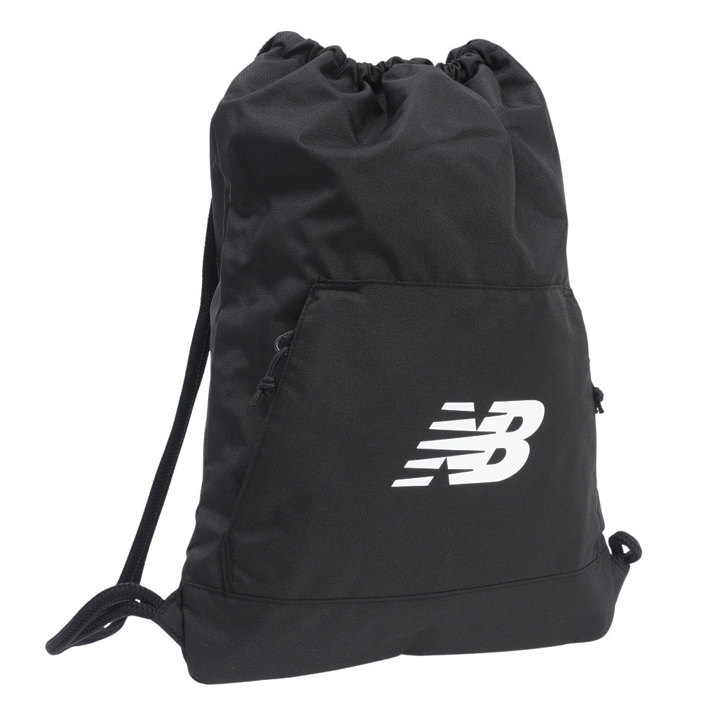 ニューバランス（new balance）（メンズ、レディース、キッズ） ナップザック チームドローバッグ 黒 15L LAB23069BK 靴入れ シューズ入れ 体操着入れ ジム