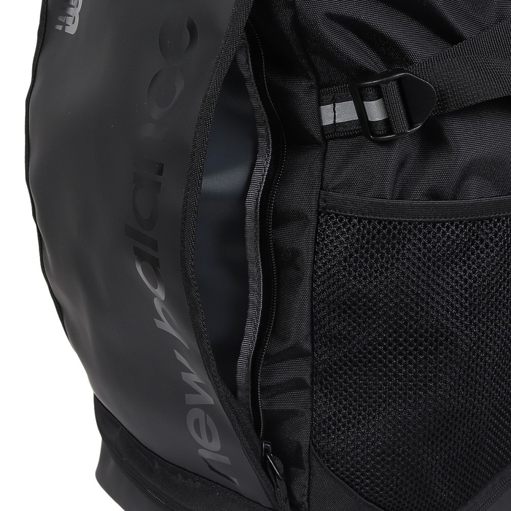 ニューバランス（new balance）（メンズ、レディース、キッズ）リュック トップローディング バックパック 35L 黒 LAB55614BK 撥水加工 デイバッグ 通学 通勤