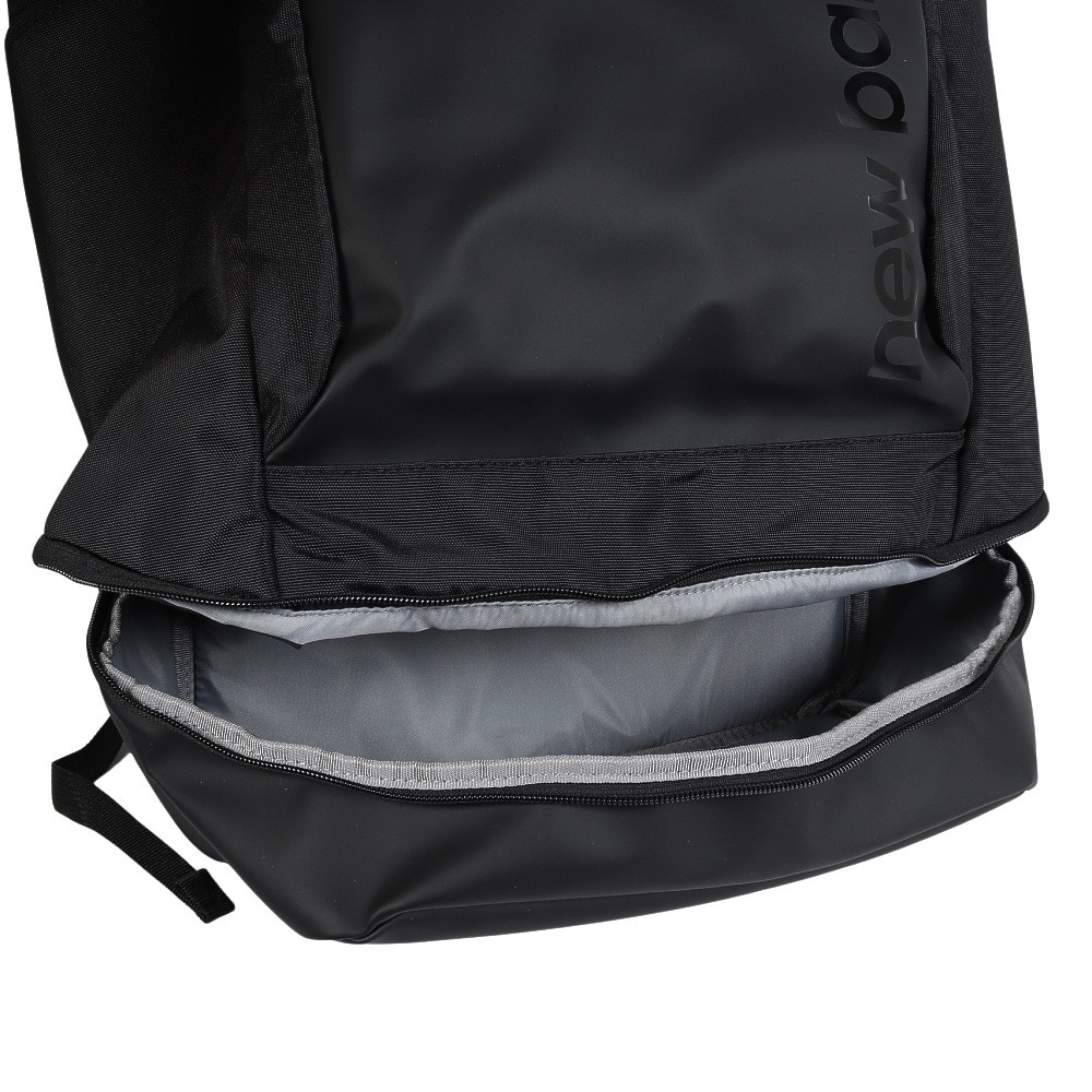 ニューバランス（new balance）（メンズ、レディース、キッズ）リュックトップローディング バックパック 黒 40L LAB55615BK 撥水 大容量 デイバッグ