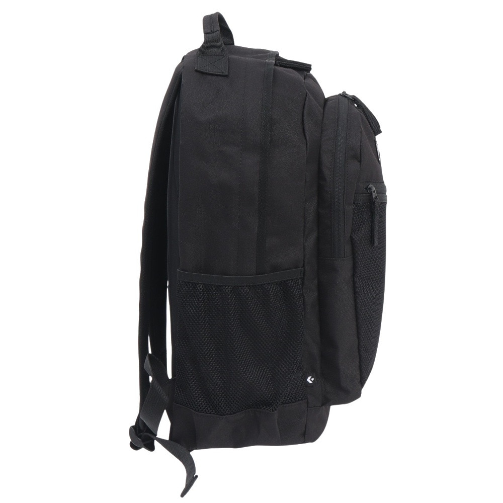 コンバース（CONVERSE）（メンズ、レディース）デイパック 41700010 黒 30L PC収納 サイドポケット メッシュ カジュアル お出かけ レジャー アウトドア 普段使い 旅行