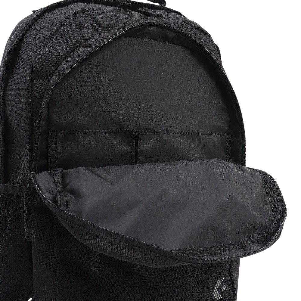 コンバース（CONVERSE）（メンズ、レディース）デイパック 41700010 黒 30L PC収納 サイドポケット メッシュ カジュアル お出かけ レジャー アウトドア 普段使い 旅行