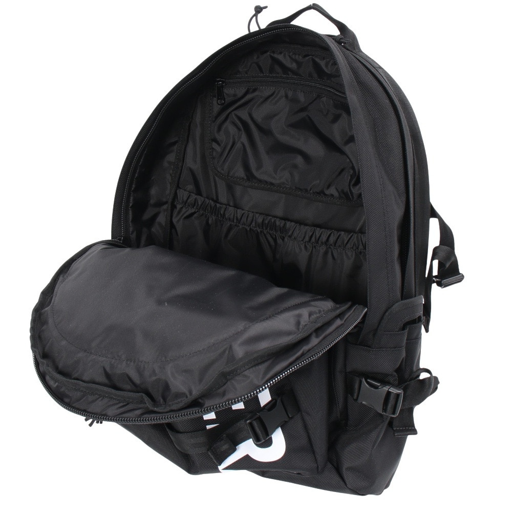 ニューエラ（NEW ERA）（メンズ、レディース）キャリアパック 黒 35L プリントロゴ 14521347 大容量 PC収納 新調 会社 学校 学生 通勤 通学 シンプル  