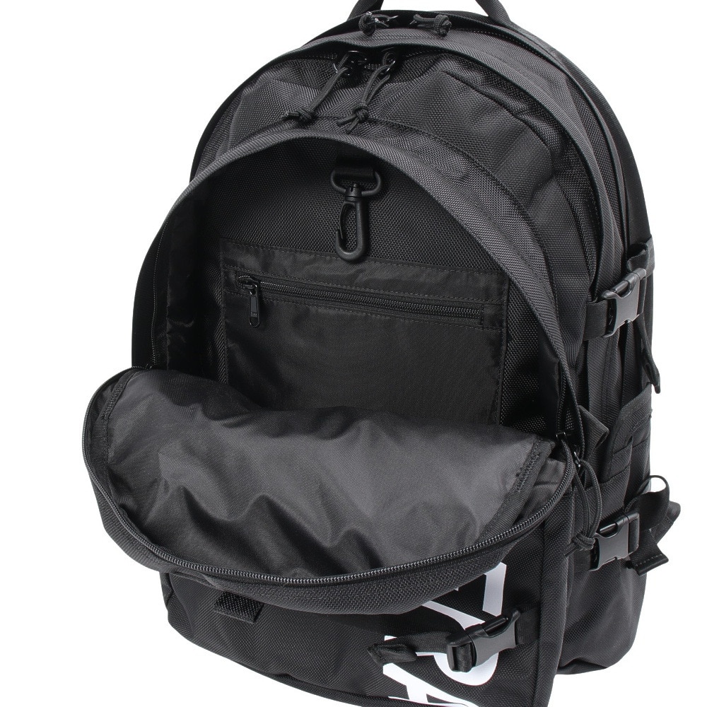 ニューエラ（NEW ERA）（メンズ、レディース）キャリアパック 黒 35L プリントロゴ 14521347 大容量 PC収納 新調 会社 学校 学生 通勤 通学 シンプル  