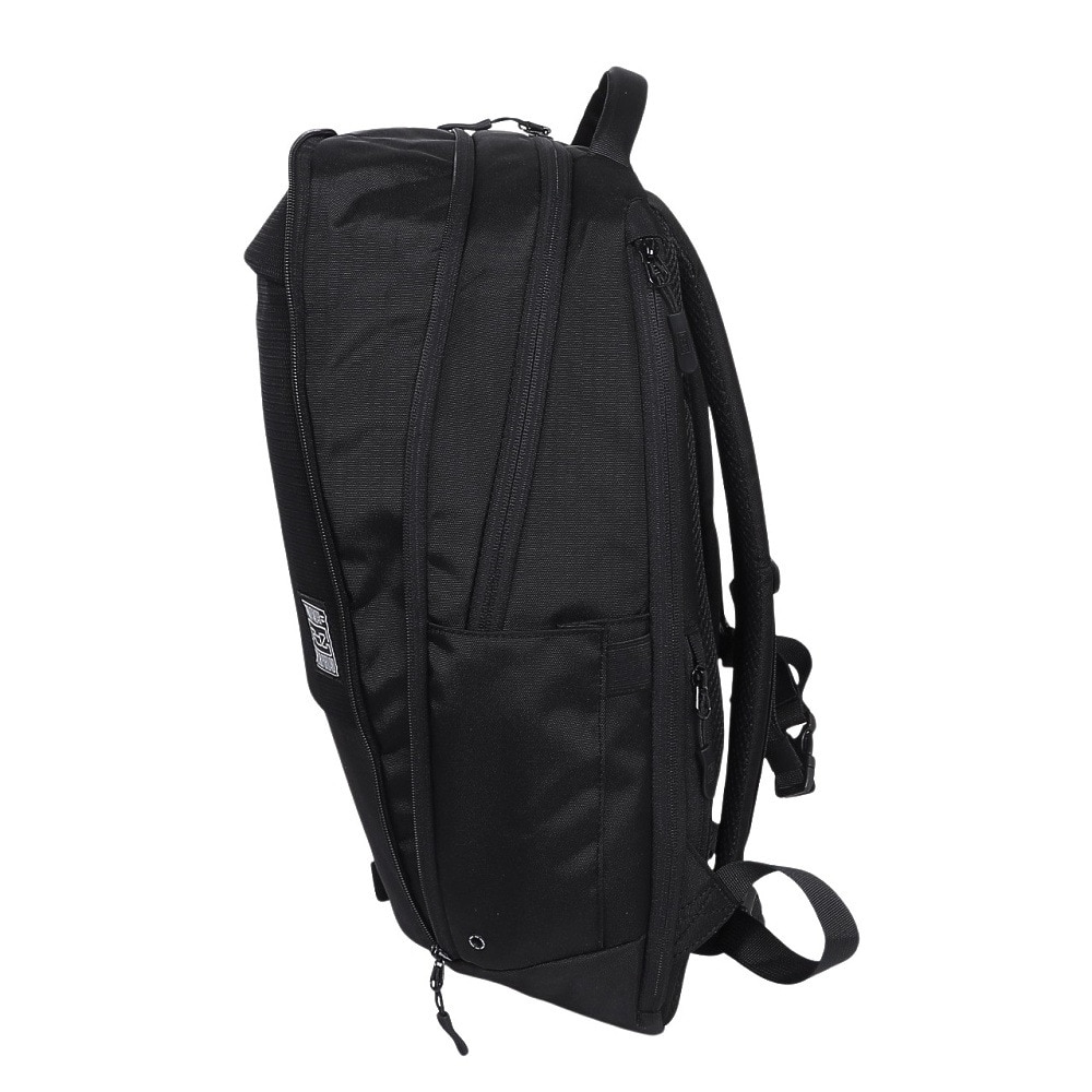 ライズ（RYZ）（メンズ、レディース）モビリティ テックパック黒 22L RZ40UTC25SS0005 BLK シンプル 無地 旅行 プレゼント 反射機能 PCポケット 通気性