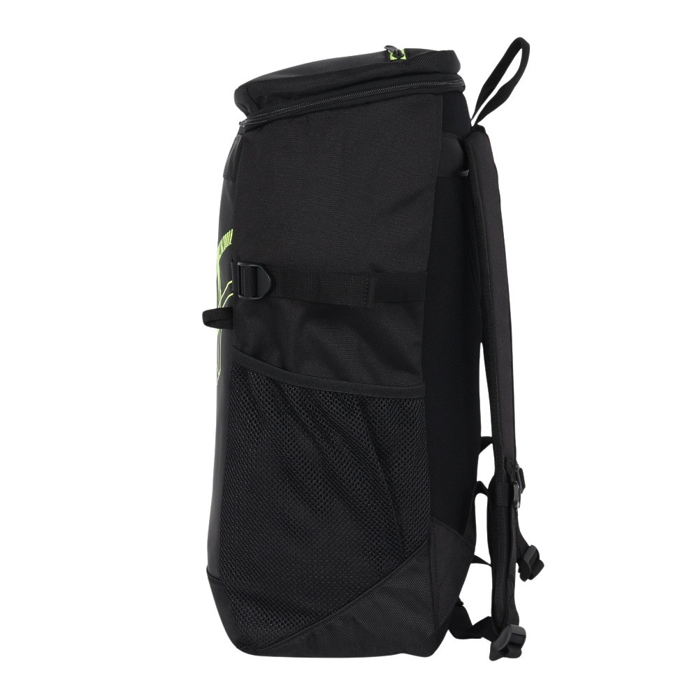 ミズノ（MIZUNO）（メンズ、レディース）リュック N-XTバックパック ブラック×ライム 30L 33JDC00094 デイバッグ リュックサック 通学
