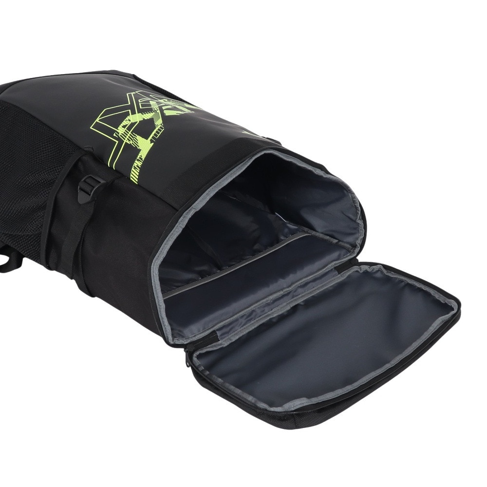 ミズノ（MIZUNO）（メンズ、レディース）リュック N-XTバックパック ブラック×ライム 30L 33JDC00094 デイバッグ リュックサック 通学