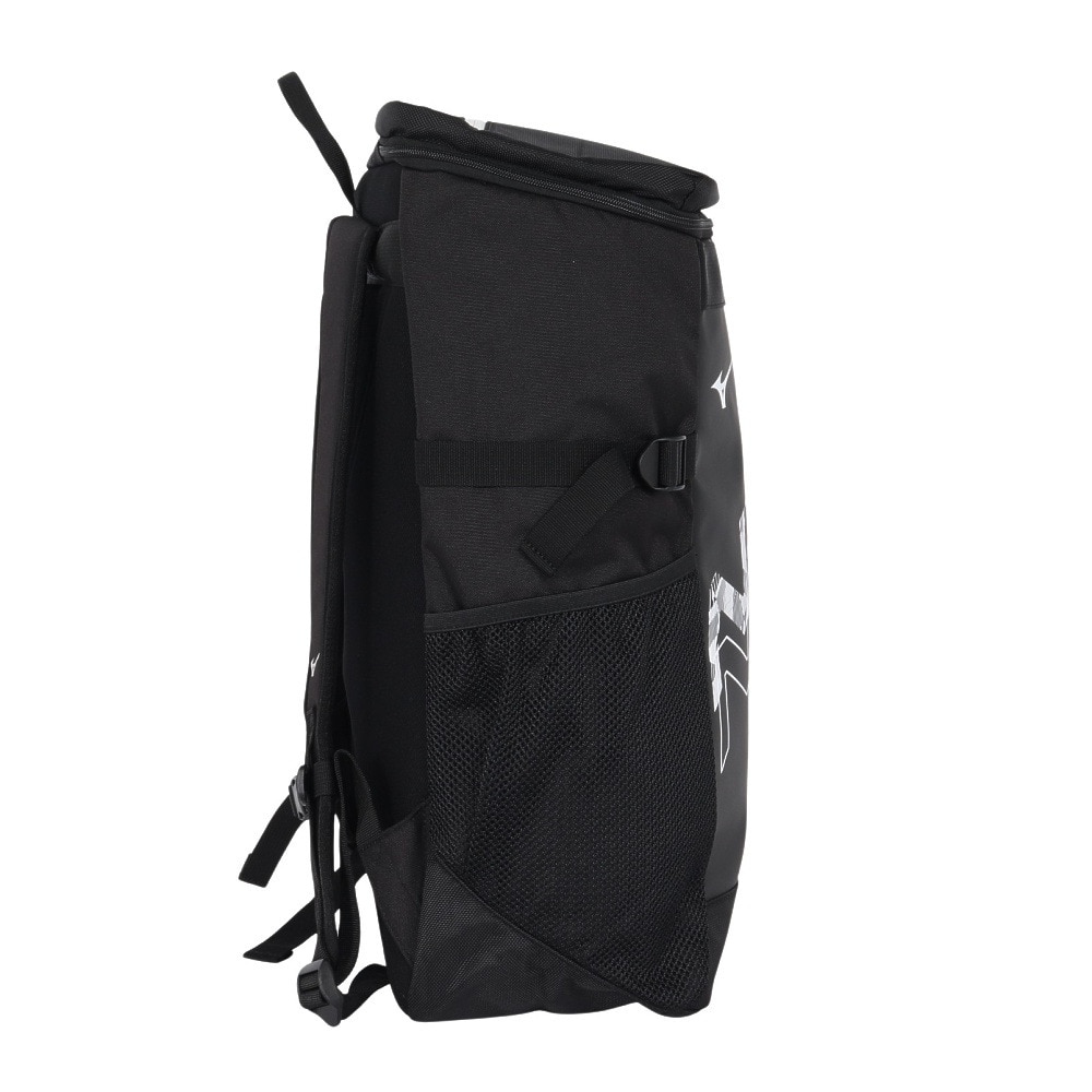 ミズノ（MIZUNO）（メンズ、レディース）リュック N-XTバックパック ブラック×ホワイト 30L 33JDC00095 デイバッグ リュックサック 通学