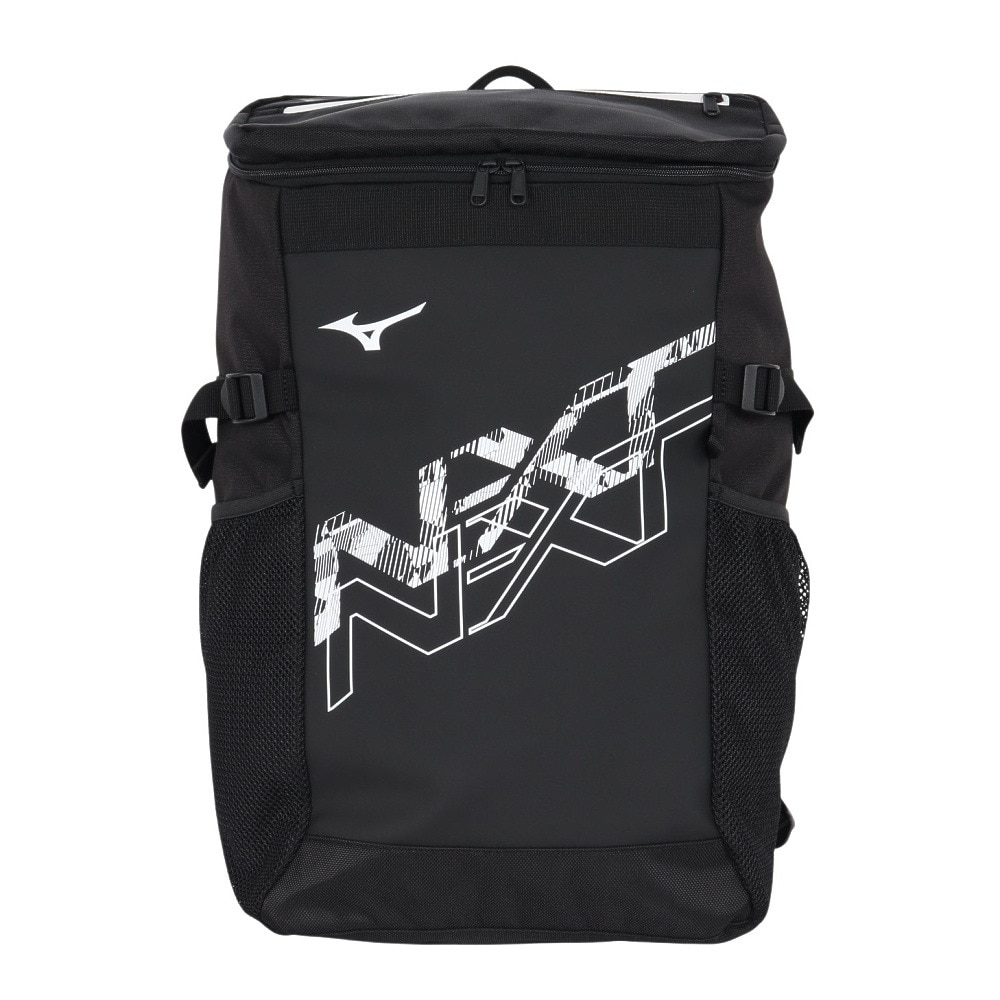 ミズノ（MIZUNO）（メンズ、レディース）リュック N-XTバックパック ブラック×ホワイト 30L 33JDC00095 デイバッグ リュックサック 通学