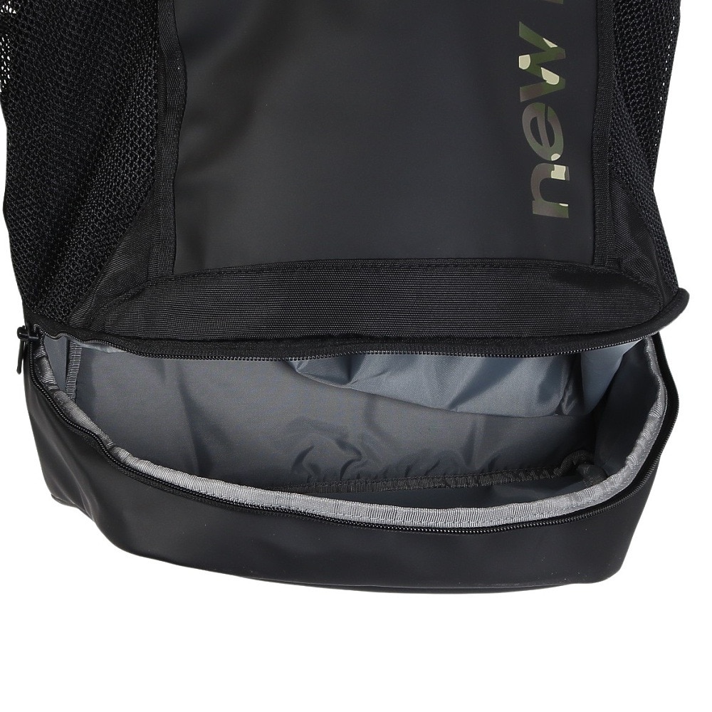 ニューバランス（new balance）（メンズ、レディース、キッズ）リュック トップローディング バックパック 黒 35L LAB55614COG 撥水 大容量 デイバッグ