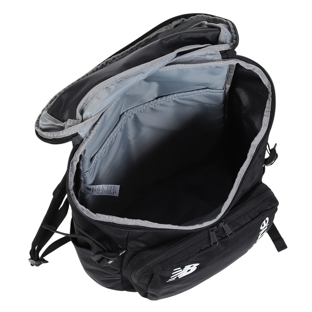 ニューバランス（new balance）（メンズ、レディース、キッズ）リュック トップローディング バックパック 30L LAB55616BKW 撥水 黒