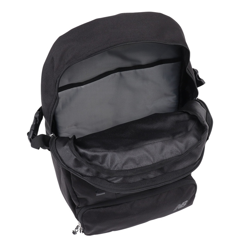 ニューバランス（new balance）（メンズ、レディース、キッズ）リュック ビッグポケット バックパック 黒 25L LAB55619BK デイバッグ 通勤 通学